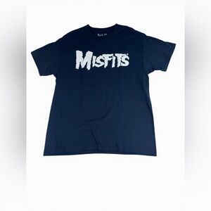 Misfits Fiend Skull T Shirt Mens M Black Punk Rock Band Graphic Tee Logo